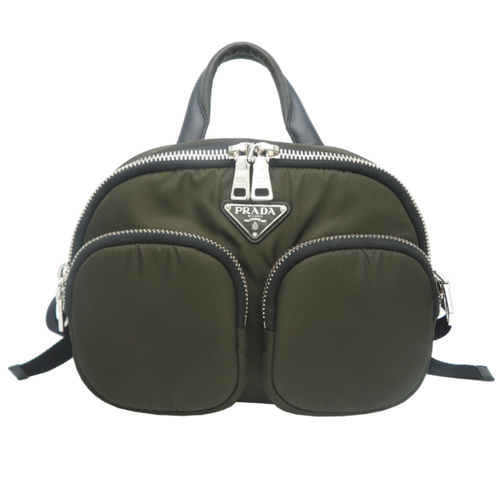 PRADA Backpack Rucksack Daypack Khaki Green